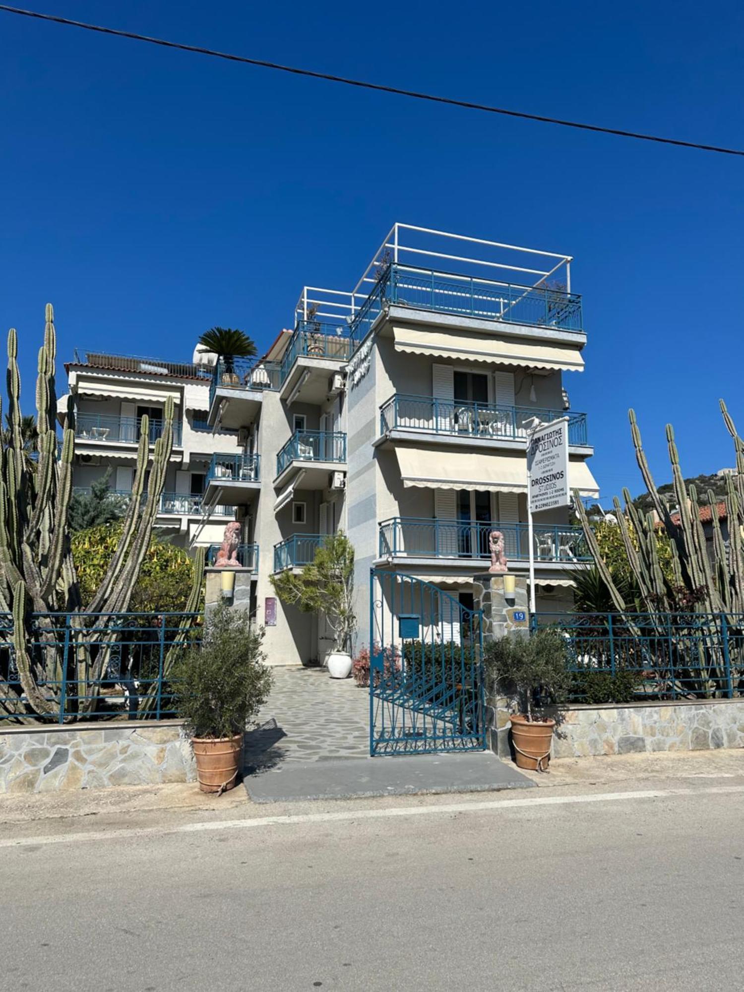 Drossinos Studios Poros Town Eksteriør bilde